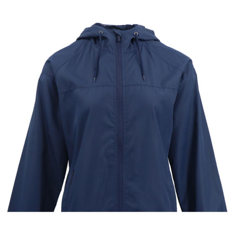 Wholesale Plain Denim Oversized Women Hight Quality Blank Pullover Street Style Hoodies Windbreaker Jacket