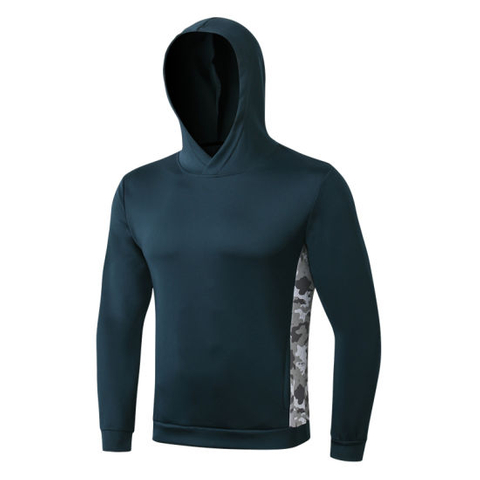 Men′s Custom Hoodie Embroidery Logo Blank Plain White Fitted Gym Tank Top Shirt Long Sleeve Clothing