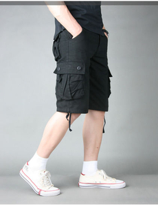 Mens Streetwear Shorts High Waisted Denim Custom Black Cargo Cotton Basketball Shorts