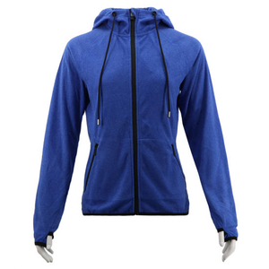 Ladies Sportswear Clothes Design Ideas Blue Brand Hoody Bicycle Activewear Women Appare Wholesale Jacket