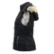 Winter Down Parka Women Vest Jacket Waterproof Windproof Long Jacket with Fur Hood Sleeveless Jacket