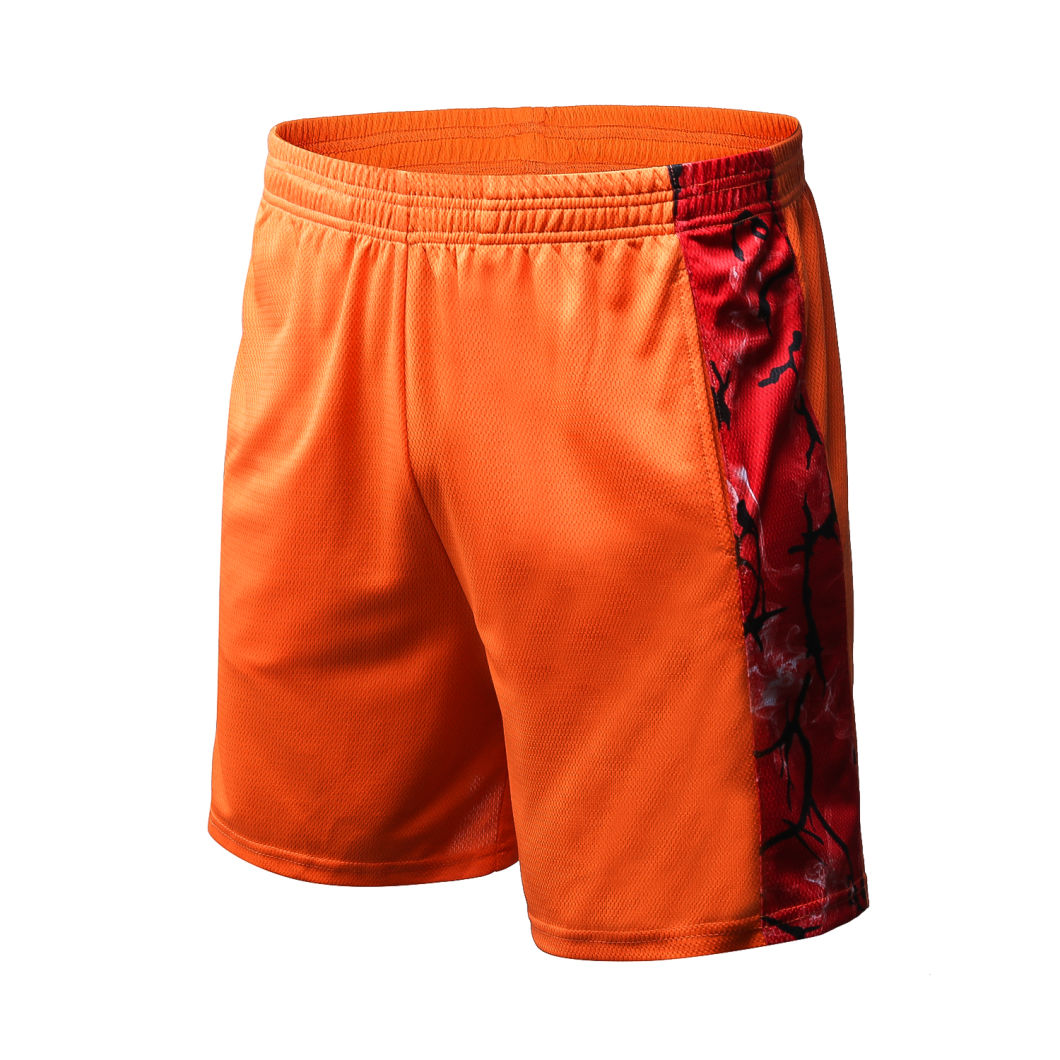 Mens Sportswear Sublimated Rugby Mesh Tennis Basketbal Jersey Baseball Cycling Bike Hockey Running Shorts with Pocket Plus Size