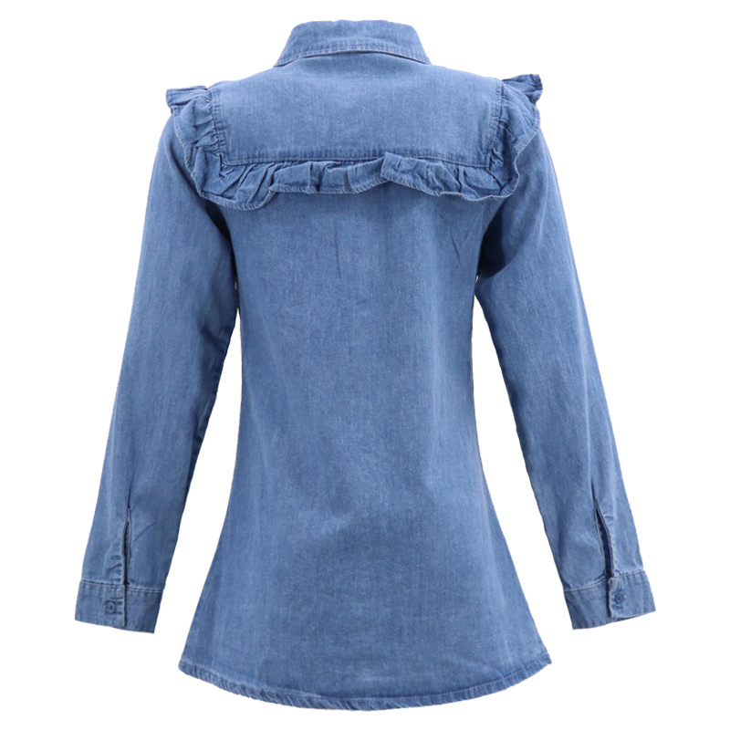 Custom Design High Quality Modern Toddler Baby Birthday Wear Dresses Clothing Jean Outfits Bodysuit Long Sleeve Girl Polo Denim Jacket T Shirt Clothes for Kids