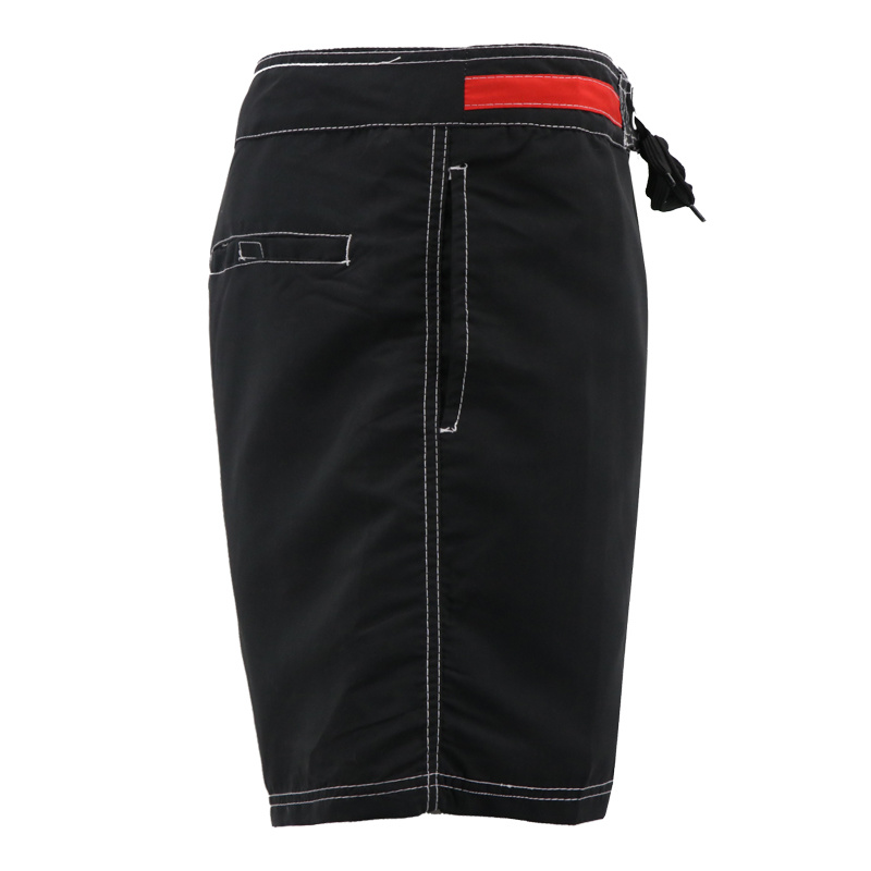 Custom Black Biker Designer Mens Color Block Compression Shorts