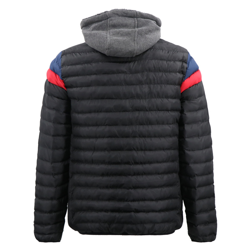 Mens Nylon Bubble Ski Waterproof Duck Down Winter Hooded Long Bomber Reversable Custom Jacket