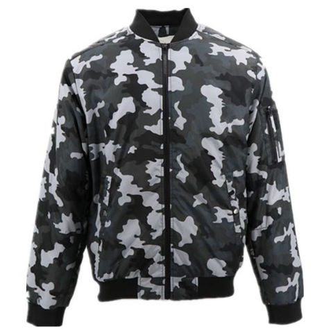 Light Weight Oversized Flight Military Bomber Outdoor Camo Hunting Army Camouflage Style Puffer Jacket for Men Unique Design Softshell Hoody Windbreaker Coat