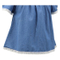 Wholesale Designer Korean Style Trending OEM Elegant Summer Party Wear Boutique Denim Blue Dress Kids T Shirt Clothing Clothes for Baby Toddler Child Girls