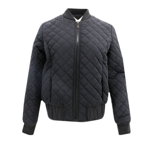Women Lightweight Winter Black Down Baseball Thick Puffer for Women Bomber Jacket