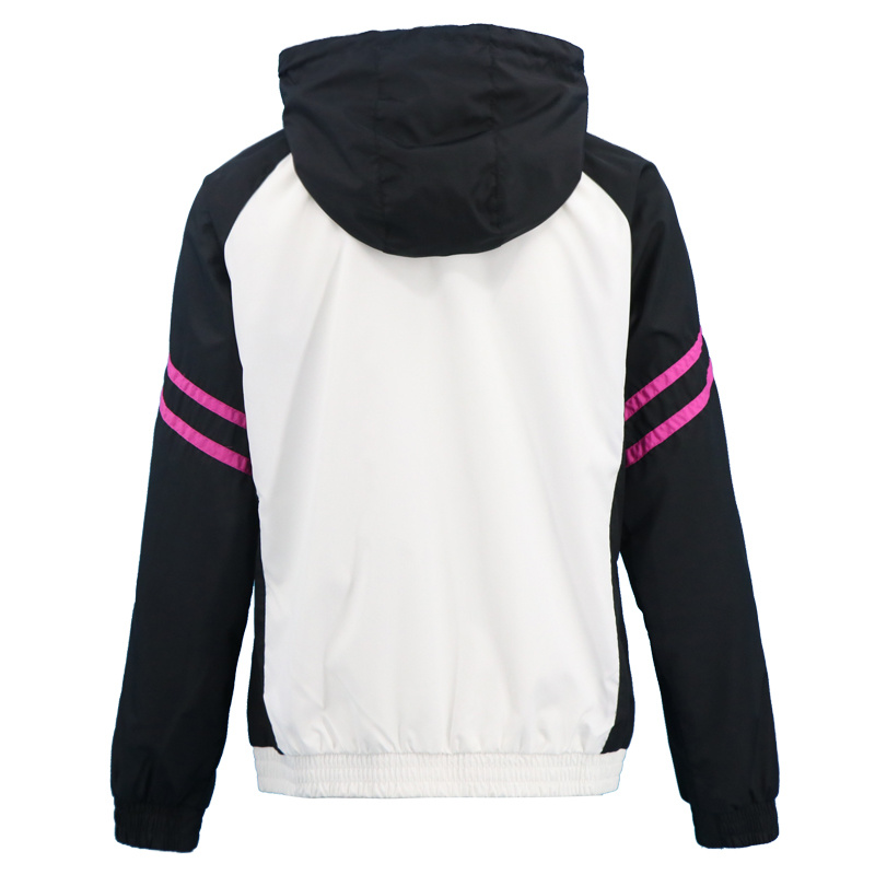 Custom Windbreaker Jacket Crop Workout Tank Top Super Soft Women Clothing Hoodies Athletic Apparel Jacket