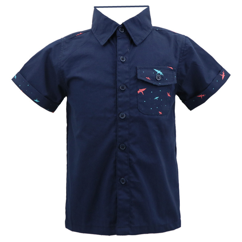 China Wholesale Bulk Factory Vietnam Children Kids Clothing Design Blank Plain Custom Logo Printing Summer Short Sleeve Polo T Shirt with Pocket