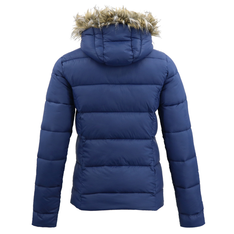 Polyester Nylon Fur Hood Replacement Jacket for Lady Winter Windproof Down Coat Waterproof Outdoor Jacket
