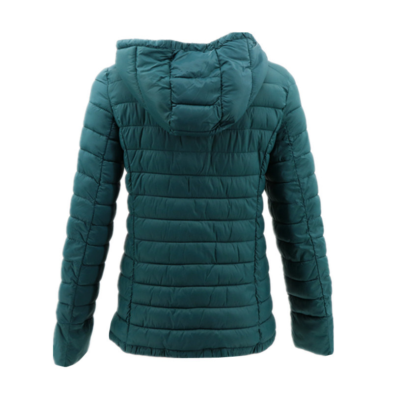 Women Jacket Latest Design Plus Size Nylon Waterproof Rain Clothing Hood Green Cotton Padded Coat Chinese Tradition For Winter