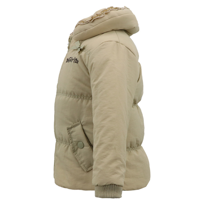 High Quality Baby Girls Designs Party OEM Custom Floral Dress Padding Jacket