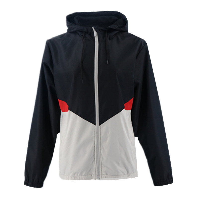 Wholesale Korean Style Sexy Plus Size Streetwear Hooded Softshell Black Winter Wind Breaker Bomber Jacket For Women