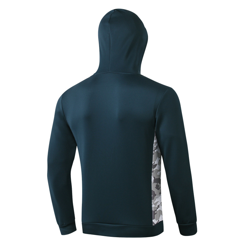 Men's Custom Hoodie Embroidery Logo Blank Plain White Fitted Gym Tank Top Shirt Long Sleeve Clothing