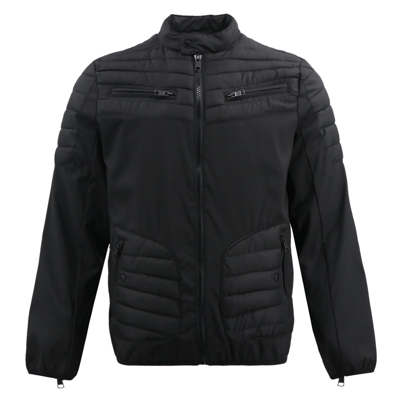 Men's Snowboard Ski Waterproof Shiny Down Varsity Fashion Trucker Stitching on Line Jacket