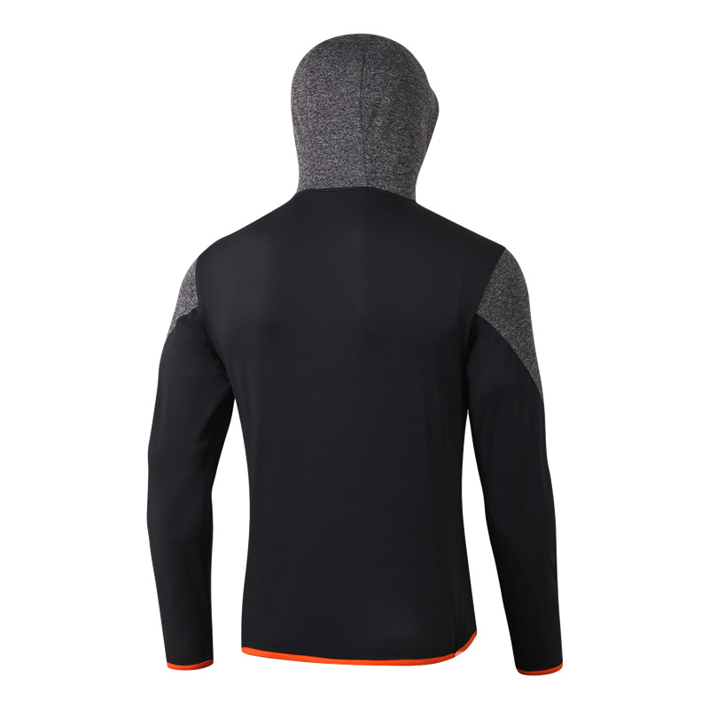Men Unisex Designer Light Football Fitness Long Sleeve Gym Zip up Hoodie Clothing Hoody Workout Rider Jacket Print Black Blank Clothes