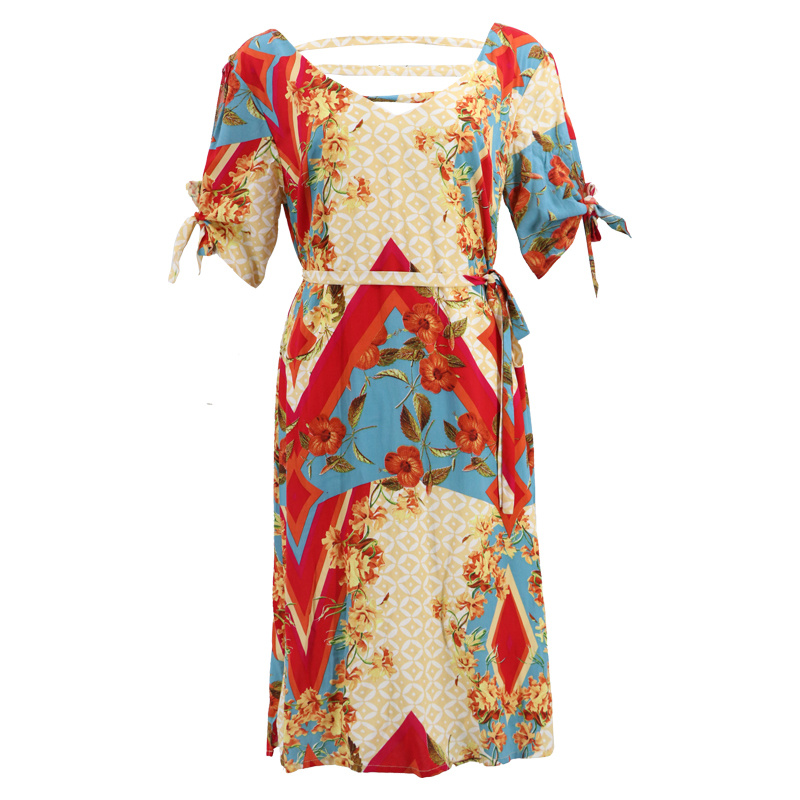 Ladies Casual Fashion Colorful Long Summer Sexy Fat European Women Korean Wholesale Dresses