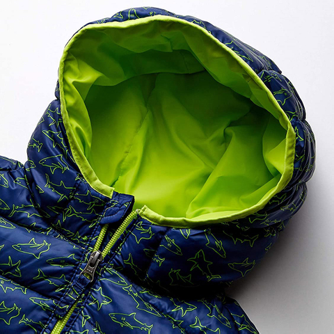 Boys Waterproof Hooded Padding Jacket