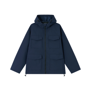 Korean Style Men's Winter Coat, Thickened Hooded Cotton Parka, Waterproof Outdoor Jacket for Snow