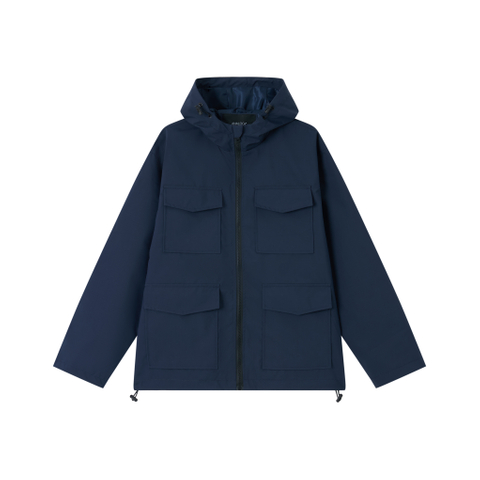 Korean Style Men's Winter Coat, Thickened Hooded Cotton Parka, Waterproof Outdoor Jacket for Snow