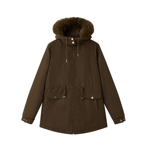 Women's 75D fake memory padding jacket, winter coat, fashion