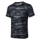 Casual Colthing Printed T-Shirt for Men Black Oversize Short Sleeve Polo Tee Shirt