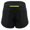 Ladies Custom Gym Legging Running Shorts Back with Zipper for Women