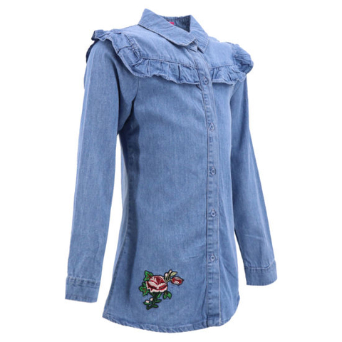 Custom Design High Quality Modern Toddler Baby Birthday Wear Dresses Clothing Jean Outfits Bodysuit Long Sleeve Girl Polo Denim Jacket T Shirt Clothes for Kids
