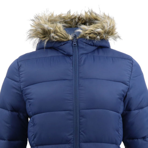 Polyester Nylon Fur Hood Replacement Jacket for Lady Winter Windproof Down Coat Waterproof Outdoor Jacket