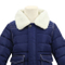 Manufacturer Wholesale Boutique Cute Snow Blue Winter Wear 3 8 Years Clothes Clothing Outfit Padded Coat for Toddler Baby Boy