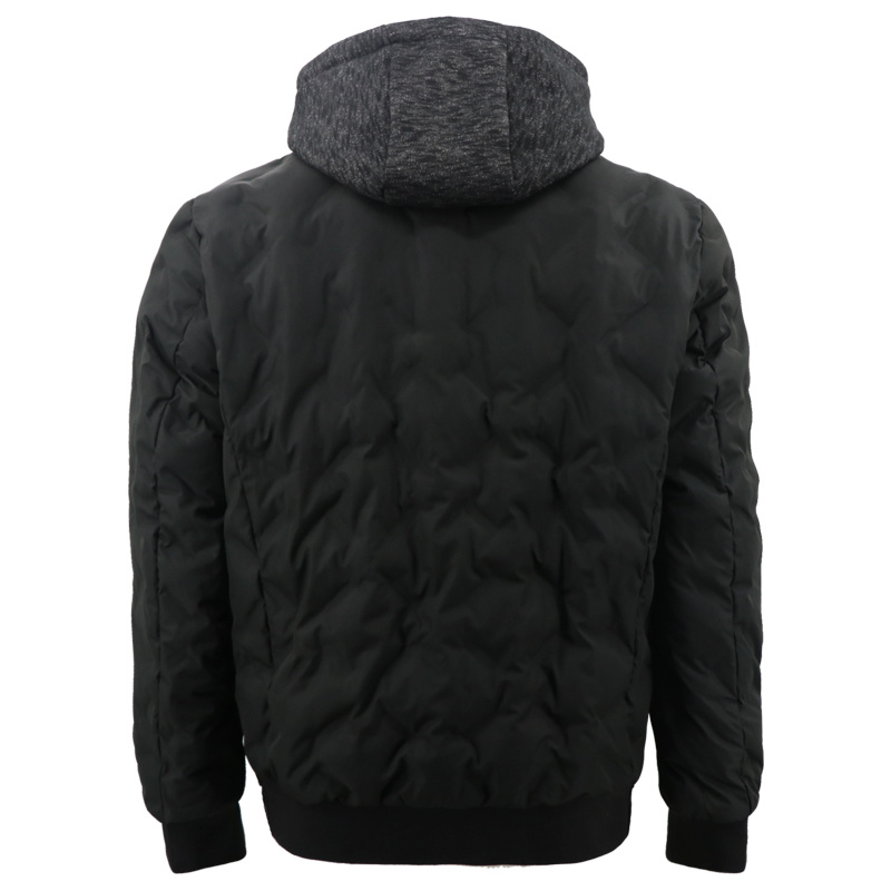 Cold Weather Outdoor New Design Customized Padding Thick Cotton Down Soccer Wear Waterproof Softshell Nylon Youth Outerwear Jacket Custom Sports Style for Men