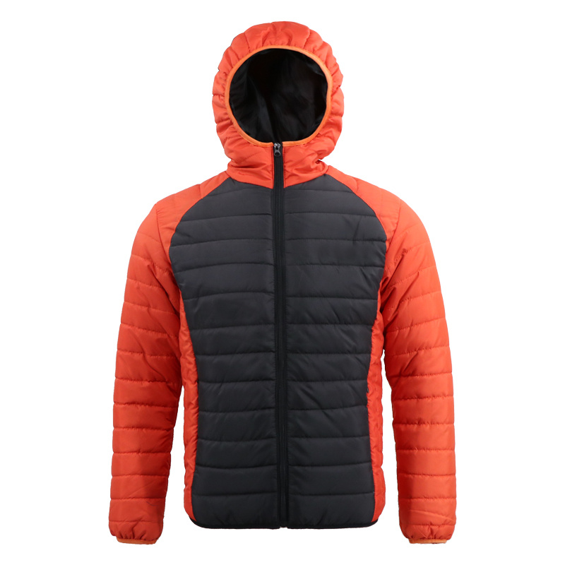 Cheap Winter Autumn Men's Hoodies Sweatshirts Jacket Joggers Orange Color with Hooded Jacket