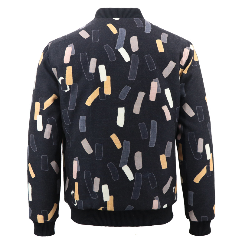 Designer Private Label Custom Logo Wholesale Winter Outdoor Printed Fleece Pilot Jacket for Suit Men New Fashion Wool Fitted Slim High Quality Bomber Clothing