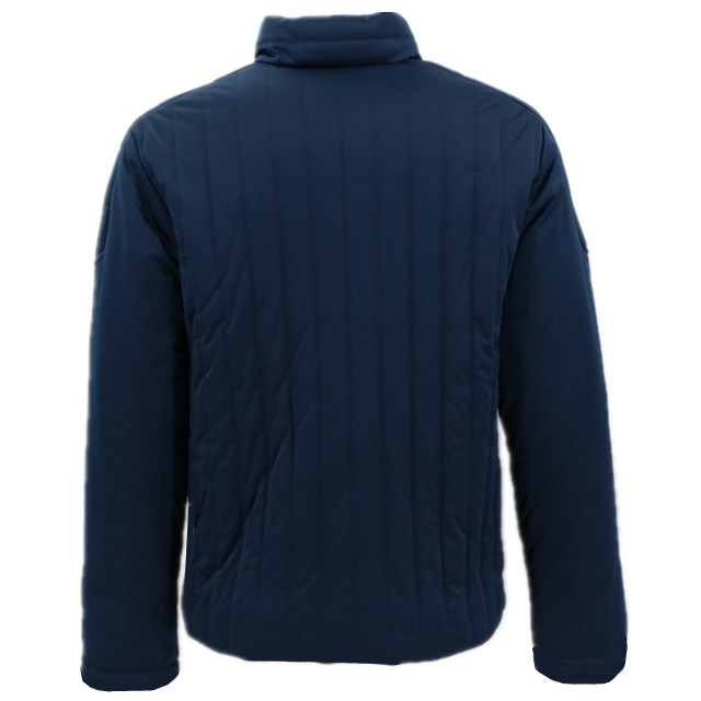 Designer Fashion Custom Made Logo Padded Office Classic Puff Motorcycle Outer Youth Winter Clothing Mens Quilted Bomber Suede Coat Jacket Blue for Male Outdoor