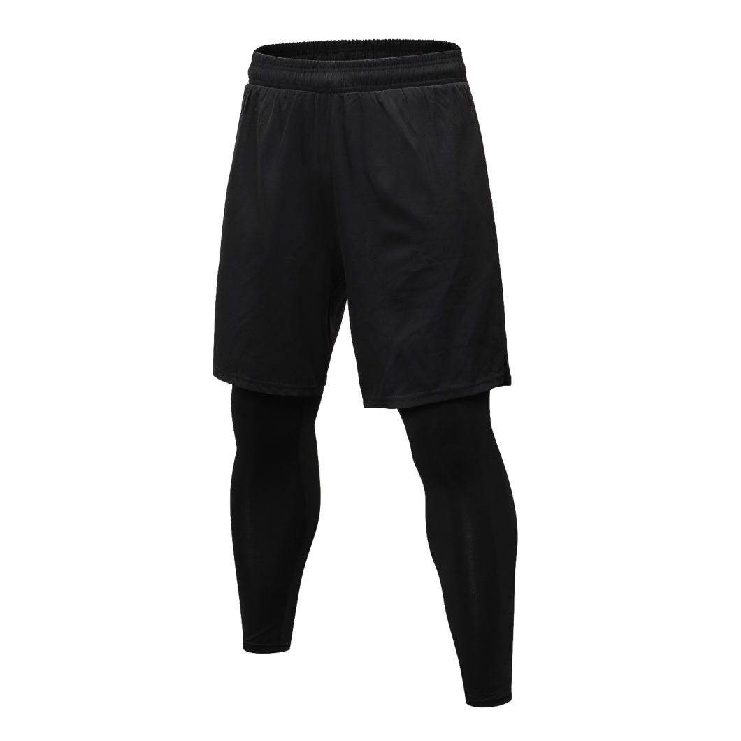 Mens Korean Custom OEM Private Label Quick Dry Polyester Black Plain Sports Bike Cycling Running Hockey Jersey Gym Yoga Set Shorts Pants