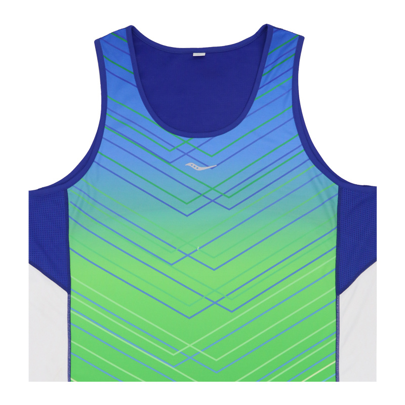 Wholesale Cheap Customization Latest High Quality Workout Clothing Green Fashion Club Boys Activewear Tracksuits Unisex Fitness Sport Vest for Man Wear