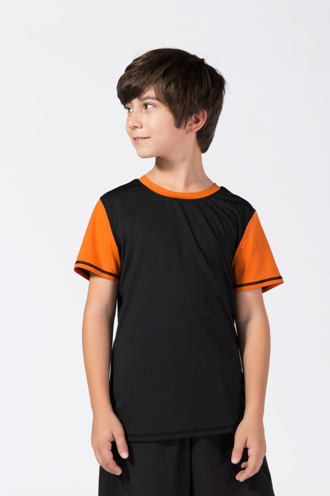 Children Urban Korea Custom Personalised Kids Tracksuits Athletic Cycling Fitness Workout Clothes Tshirt Boys Short Sleeve