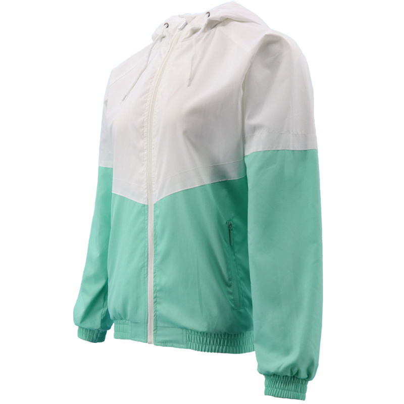 Winter Design High Quelity Softshell White Replacement Bomber Ladies Zip Hoodie Sport Jacket