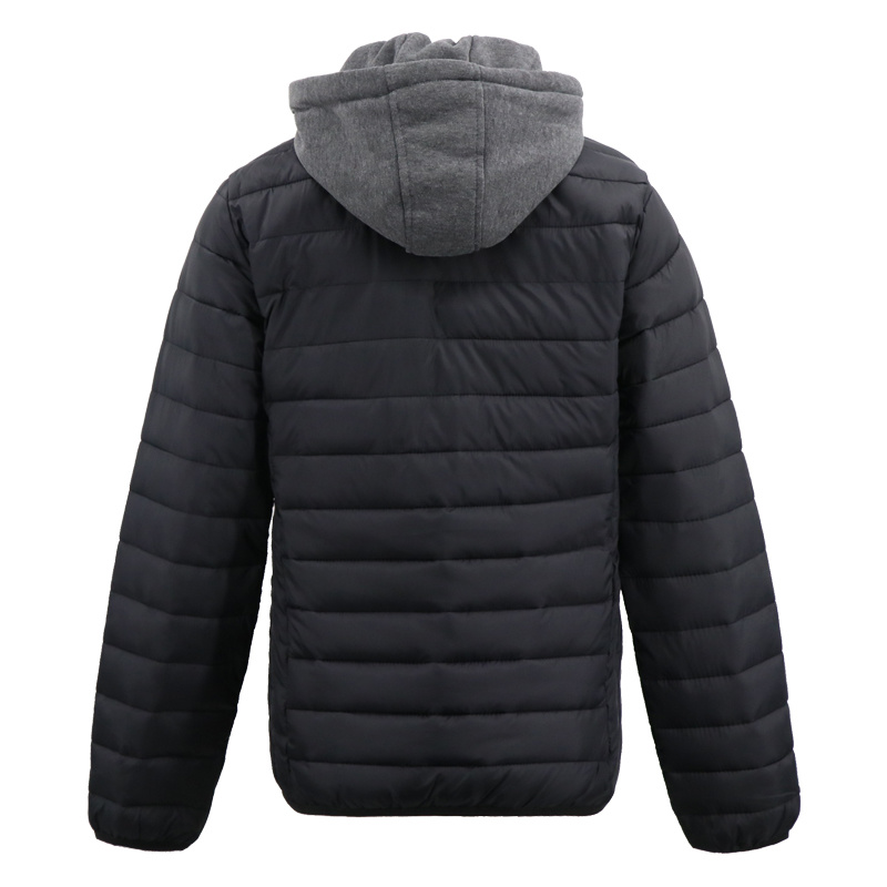 Women Jacket Winter Long Down Waterproof Ski Black Color with Hoodie Padding Jacket