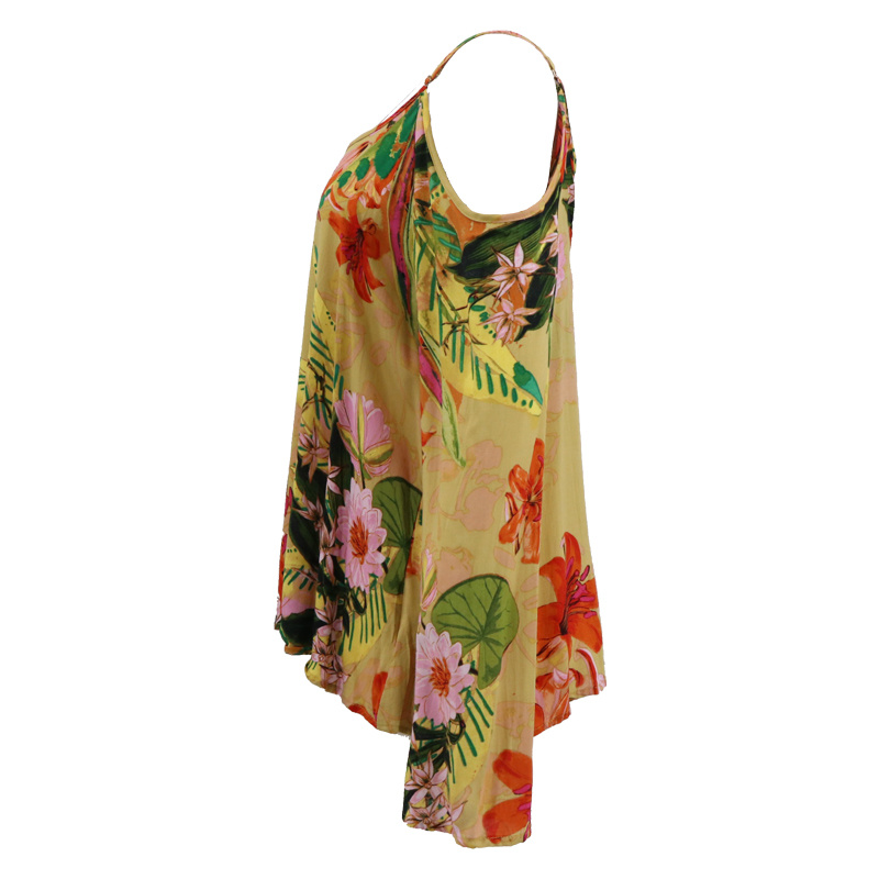 Women Fashion Casual Long Sleeve Ladies Blouse Designs Yellow Oversized T Shirt Dress for Women