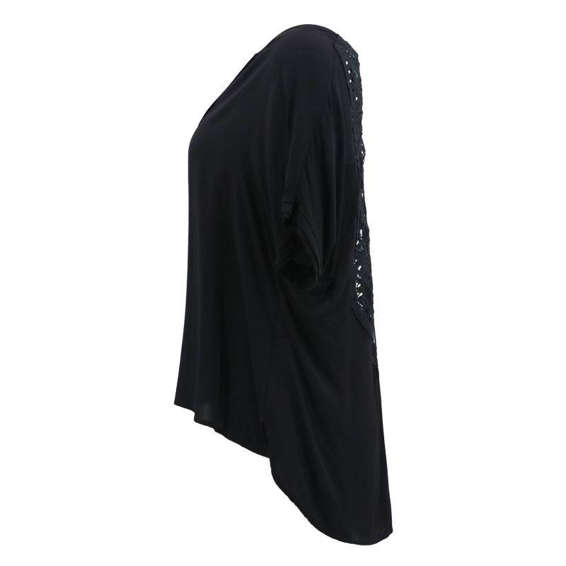 Ladies Blouse Black Female Wholesale New Design Blouse Shirt Model Fashion Casual Plus Size Shirts Women