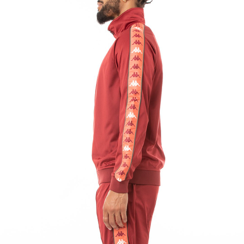 Sports Tracksuit for Men Red Dk Orange Green