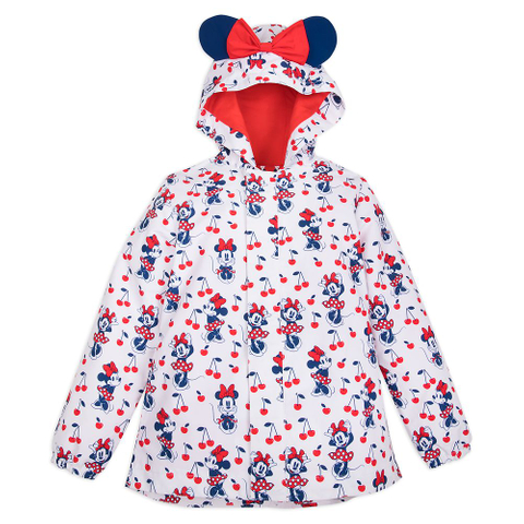 Disney Minnie Mouse Red Packable Rain Jacket for Kids