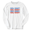 Ultra Soft Walmart Logo Stacked Men's Graphic T-shirt
