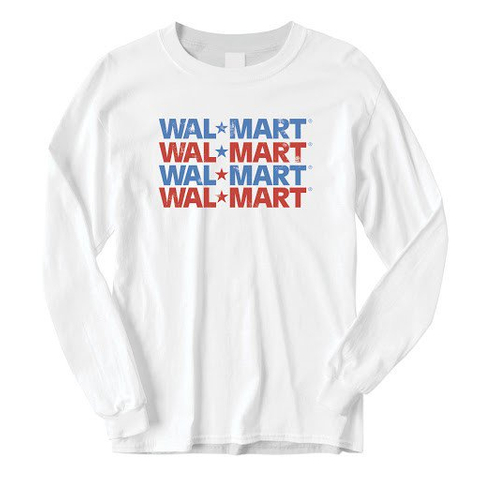 Ultra Soft Walmart Logo Stacked Men's Graphic T-shirt