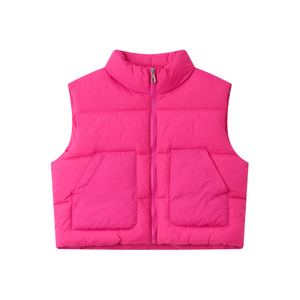 Women's padding vest, winter vest, fashionable vest