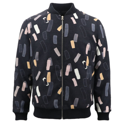 Designer Private Label Custom Logo Wholesale Winter Outdoor Printed Fleece Pilot Jacket for Suit Men New Fashion Wool Fitted Slim High Quality Bomber Clothing