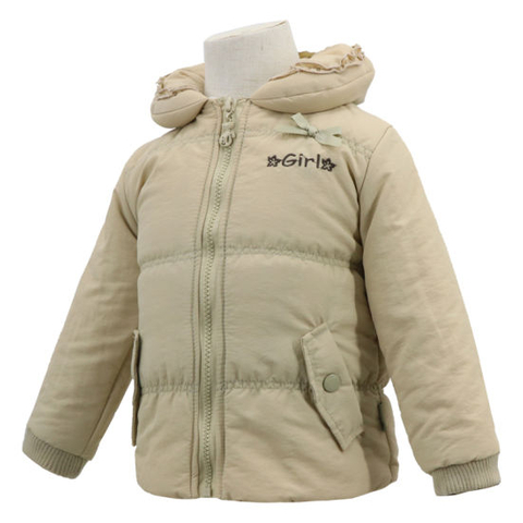 High Quality Baby Girls Designs Party OEM Custom Floral Dress Padding Jacket