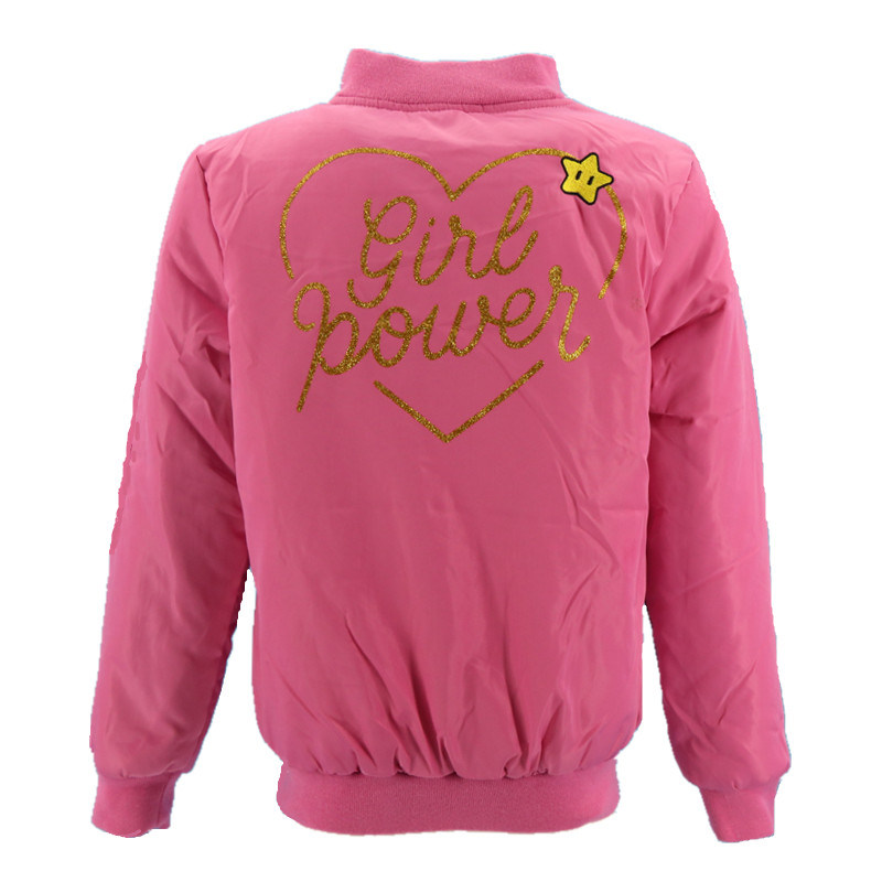 Polyester Soft Shell Children Varsity Korean Top Fashion Style Winter Down Padding Baby Jacket for Winter Kids Girl Latest Design Windbreaker and Manufacturer